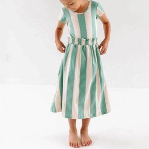 Alice And Ames Green Stripe Circus Skirt Size 7